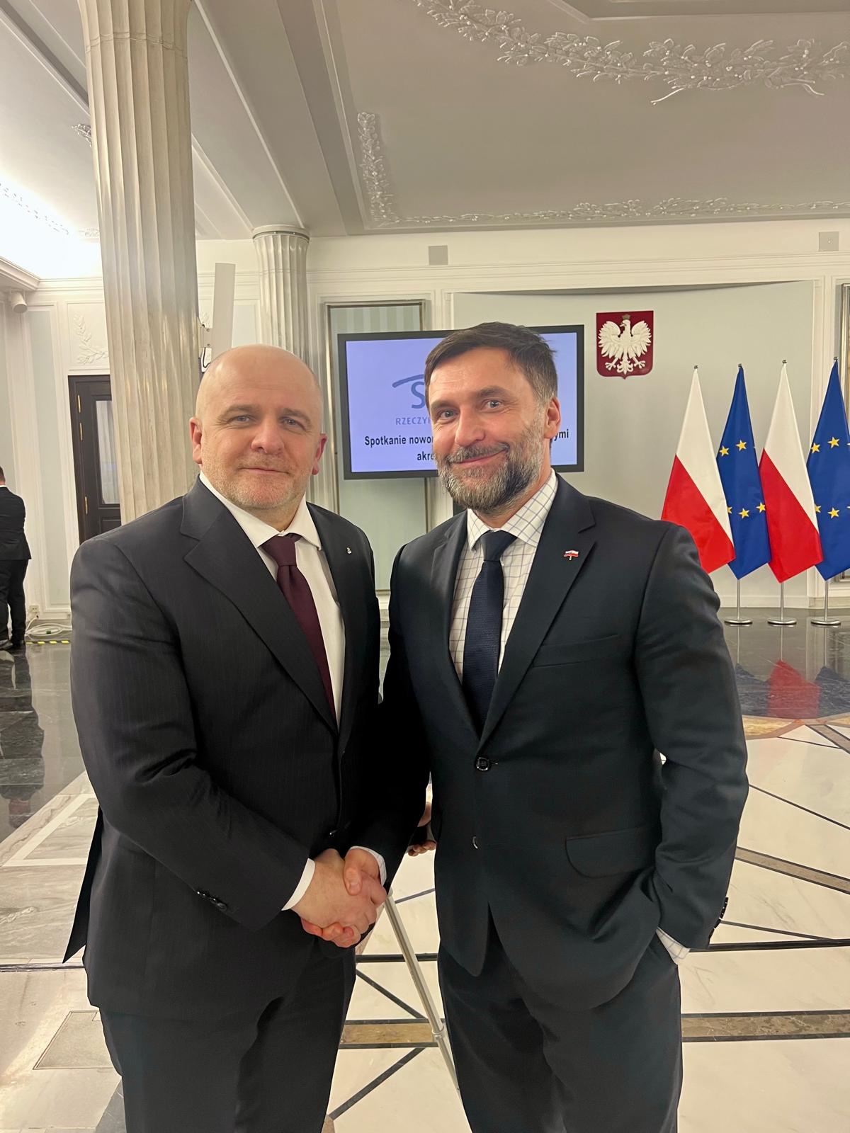 Spotkanie noworoczne z konsulami honorowymi w Sejmie